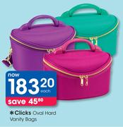 Clicks Oval Hard Vanity Bags-Each