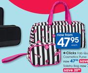 Clicks Fab Queen Cosmetics Purse - Each