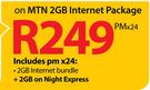 Samsung Galaxy Tab 3 7.0(T211)-On MTN 2GB Internet Package