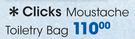 Clicks Moustache Toiletry Bag