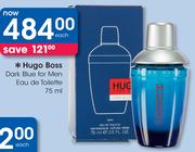 Hugo Boss Dark Blue For Men Eau De Toilette-75ml