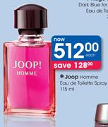 Joop Homme Eau De Toilette Spray-115ml
