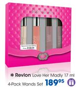Revlon Love Her Madly-17ml & 4-Pack Wands Set