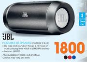 JBL Portable Bt Speaker(Charge 2 Blue)