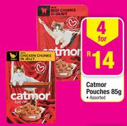Catmor Pouches 4x85g