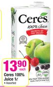 Ceres 100% Juice-1L
