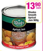 Rhodes Smooth Apricot Jam-900g
