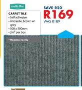 Multi Flor Carpet Tile-500 x 500mm 
