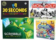 Monopoly, Scrabble Or 30 Seconds Game-Each