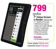Gobii 7" Colour Screen e-Reader EBK2835-PIA