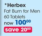 Herbex Fat Burn For Men Tablets-60's