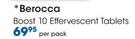 Berocca Boost Effervescent Tablets-10's Per Pack