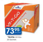 Revite Vit-T-Go sachets-20's