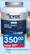 Evox Amino Whey Protein-1.7Kg