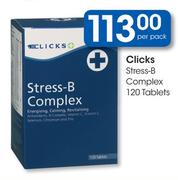 Clicks Stress-B Complex Tablets-120's