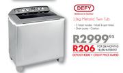 Defy 13kg Metallic Twin Tub