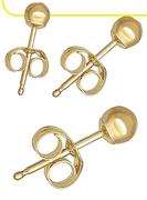 9ct Gold 5mm Ball Stud Earrings-Per Pair