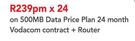 Acer ChromeBook CB3-11-On 500MB Data Price Plan