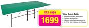Table Tennis Table