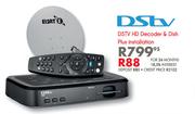 DSTV HD Decoder & Dish Plus Installation