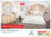 Donelly Bordeaux 3 Piece Bedroom Suite