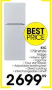 KIC 170Ltr White Fridge