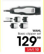 Wahl Basic Clipper Set