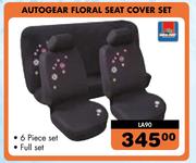 Autogear Floral Seat Cover Set