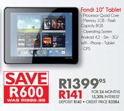 Fondi 10" Tablet