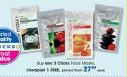 Clicks Face Masks-Each
