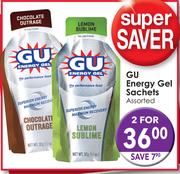 GU Energy Gel Sachets Assorted-2 Packs