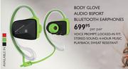 Body Glove Audio Bsport Bluetooth Earphones-Per Pair