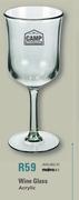 Camp Master Wine Glass Acrylic