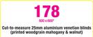 Cut-To-Measure 25mm Aluminium Venetian Blinds-600x600
