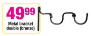 Metal Bracket Double(Bronze)