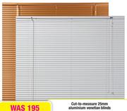 Cut-To-Measure 25mm Aluminium Venetian Blinds-600x600