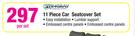 Stingray 11 Piece Car Seatcover Set-Per Set
