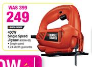 Black & Decker 400W Single Speed Jigsaw KS500-QS