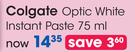 Colgate Optic White Instant Paste-75ml