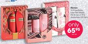 Revlon Unforgettable Love Her Madly,Fire & Ice Or Pink Happiness Gift Sets-Per Set