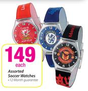 Soccer Watches Assorted-Each