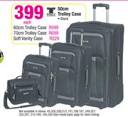 Tosca 50cm Trolley Case Black-Each