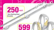 19cm Sterling Silver Bracelets-Each