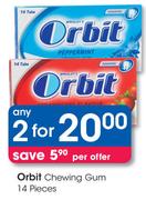 Orbit Chewing Gum-2 x 14 Pieces