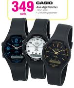 Casio Ana-Digi Watches-Each