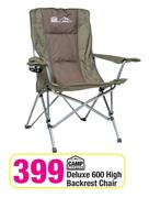 Camp Master Deluxe 600 High Backrest Chair