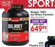 Biogen 100% Iso-Whey Premium Assorted-3kg
