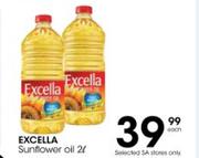 Excella Sunflower Oil-2Ltr Each