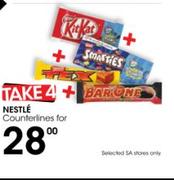 Nestle Counterlines-For 4