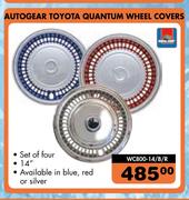 Autogear Toyota Quantum Wheel Covers WC800-14/B/R